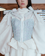 Turquoise Daydream Victorian Corset