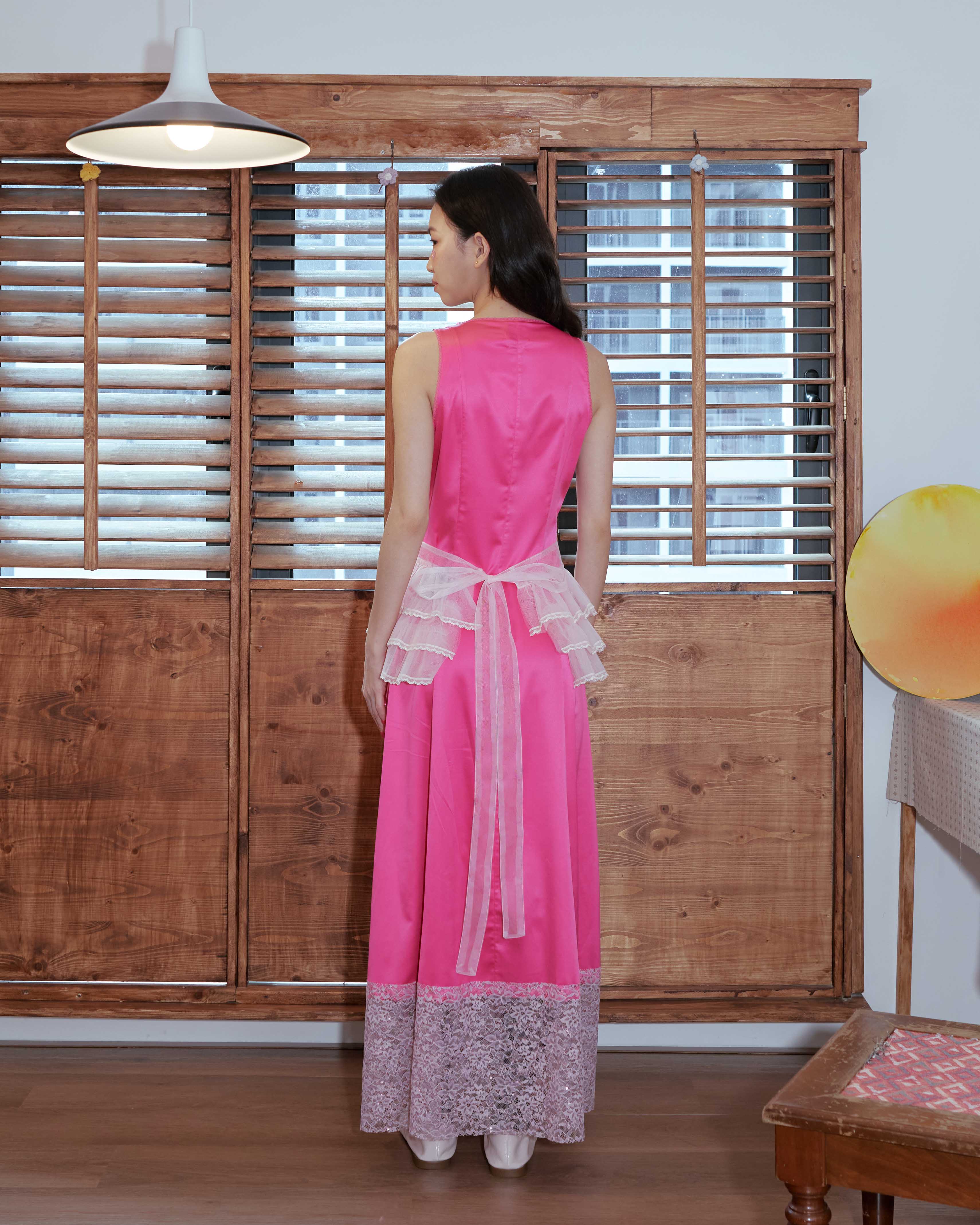 Pink Mini Cake Apron Skirt