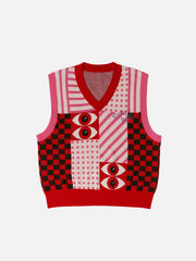 Red Knitted Vest