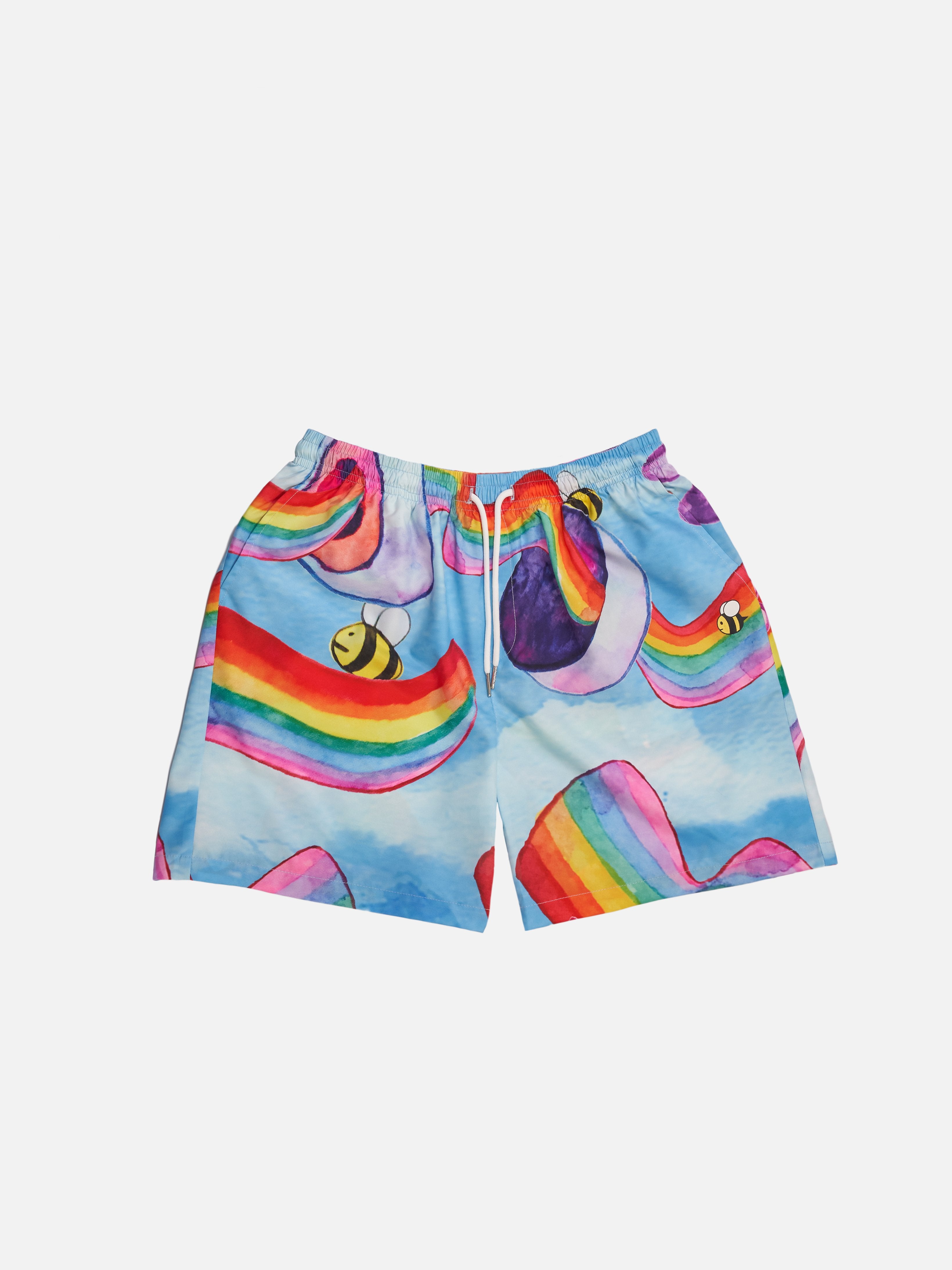 Blue Rainbow Shirt Set