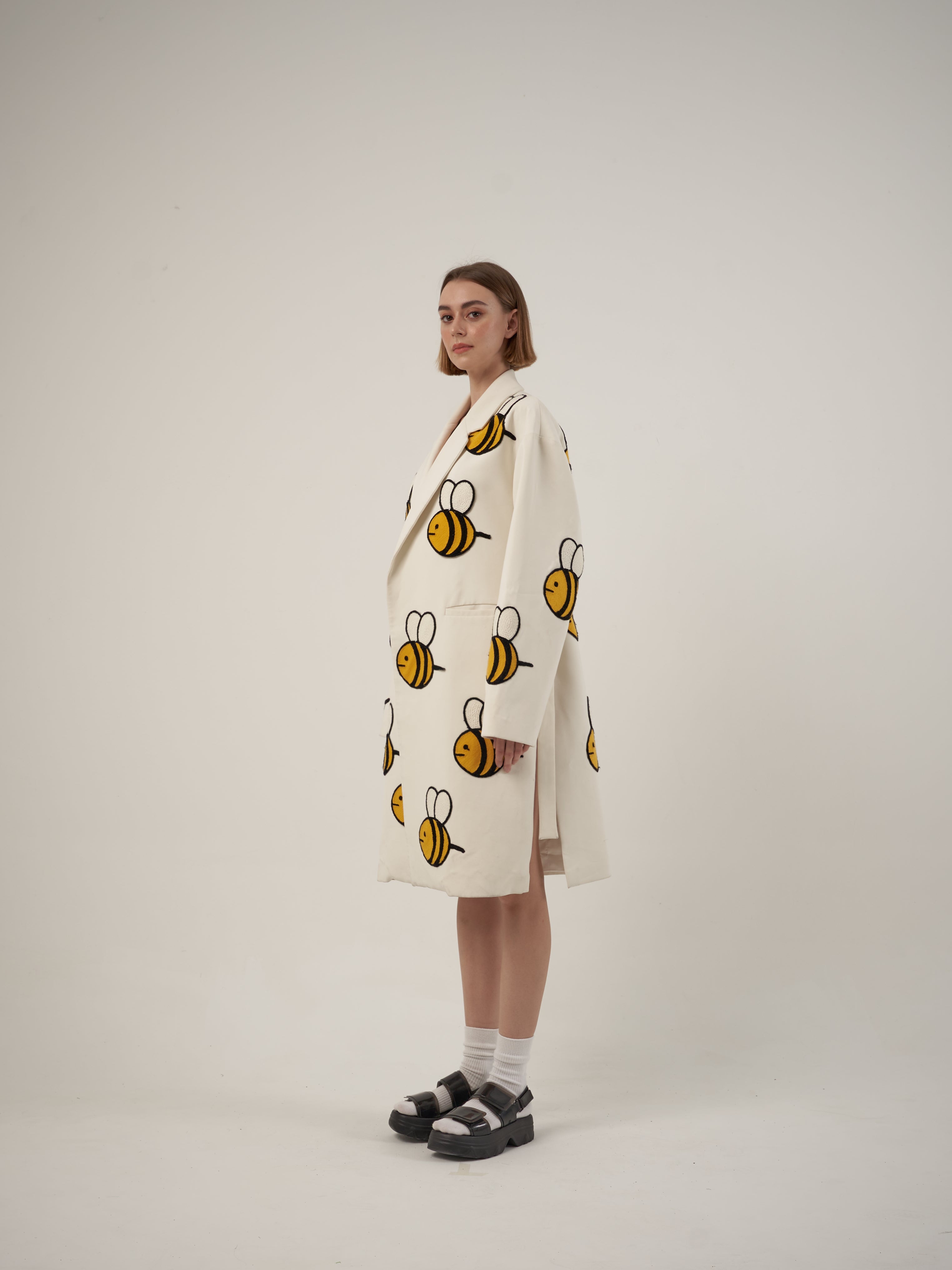 White Bee Coat