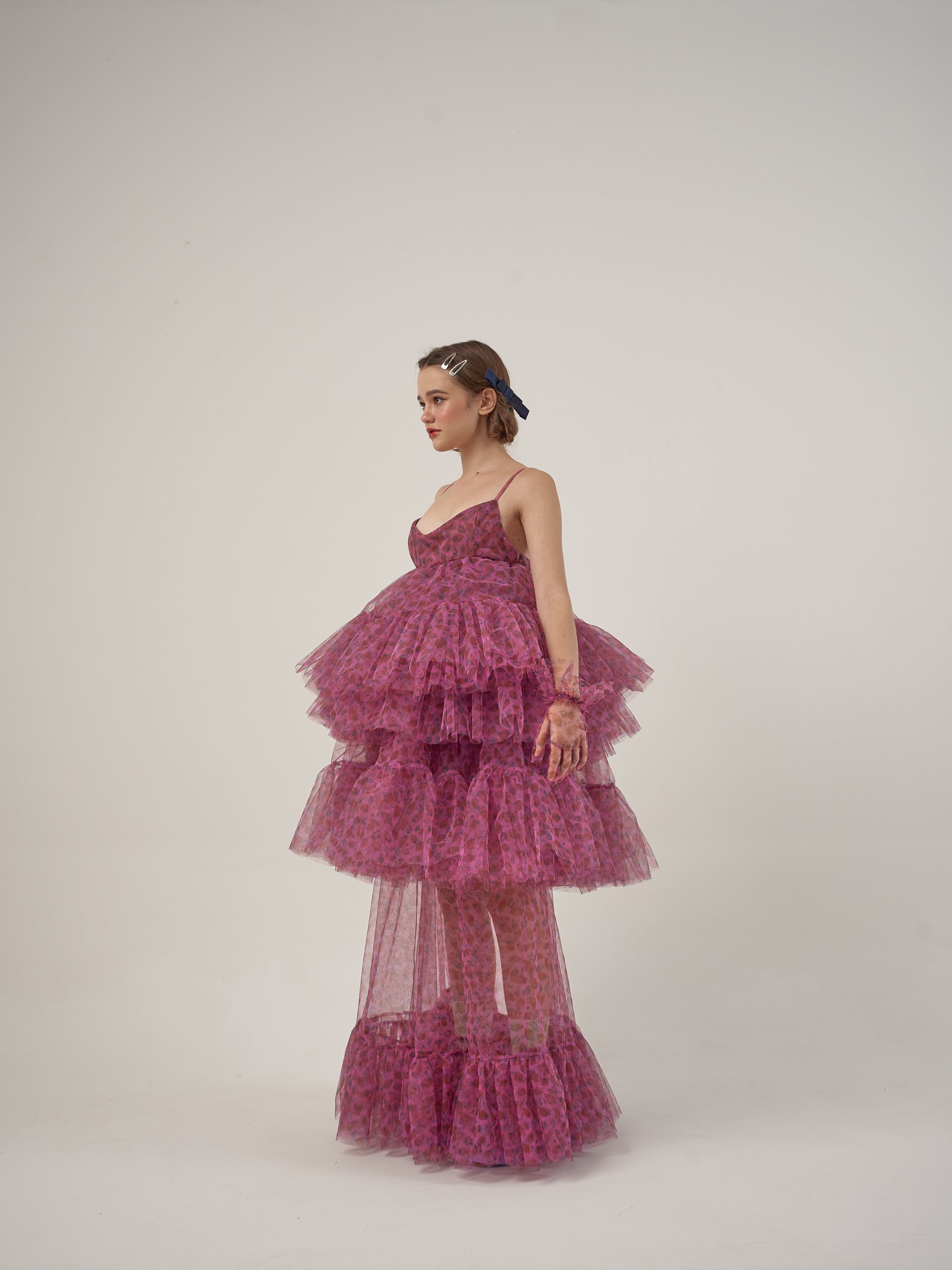 Pink Strawberry Cake Dress and Skirt Set