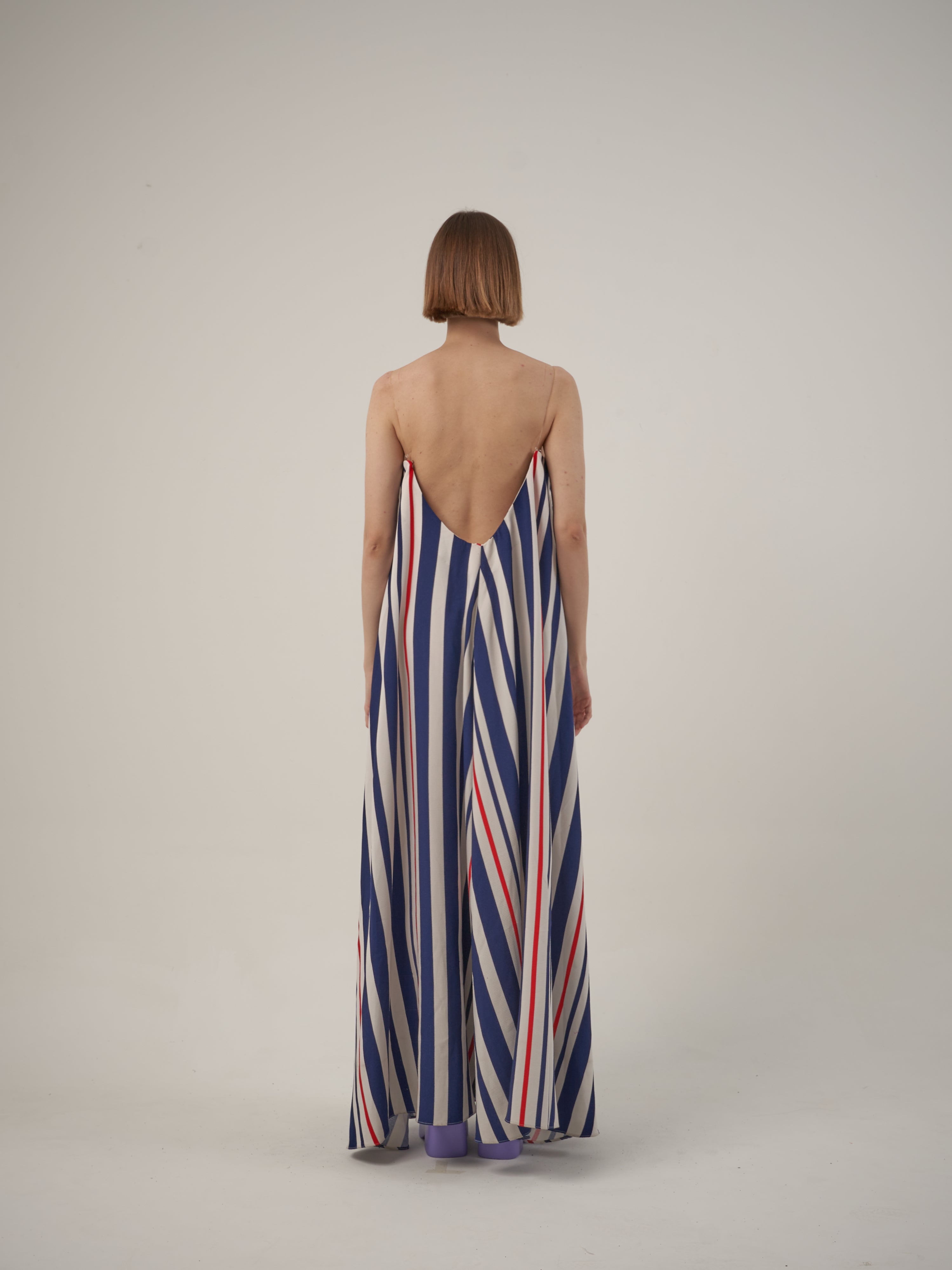 Blue White Stripe Dress