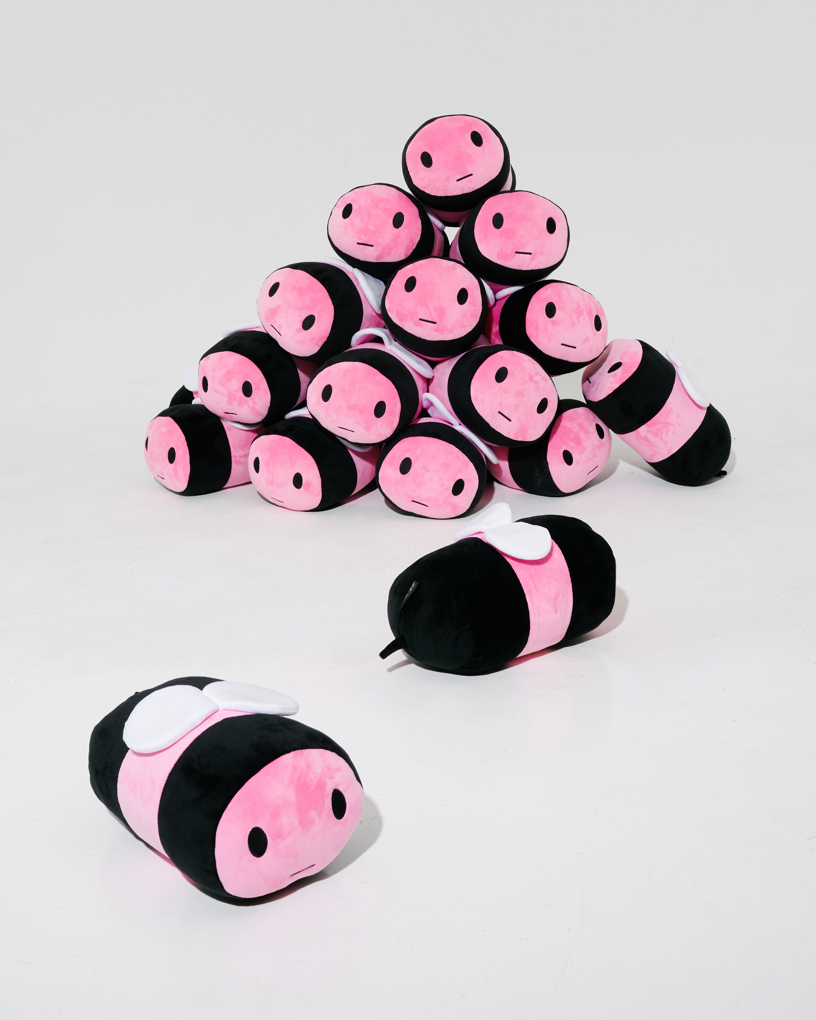 Pink Bee Plushie